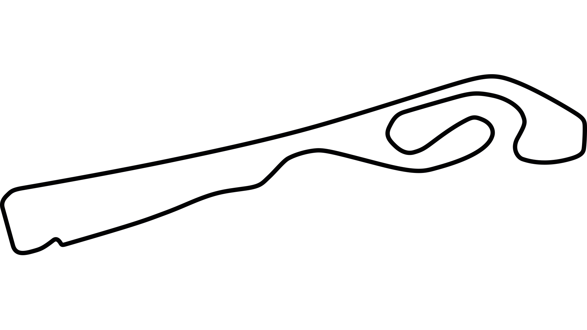Plan du circuit de l'Anneau Du Rhin